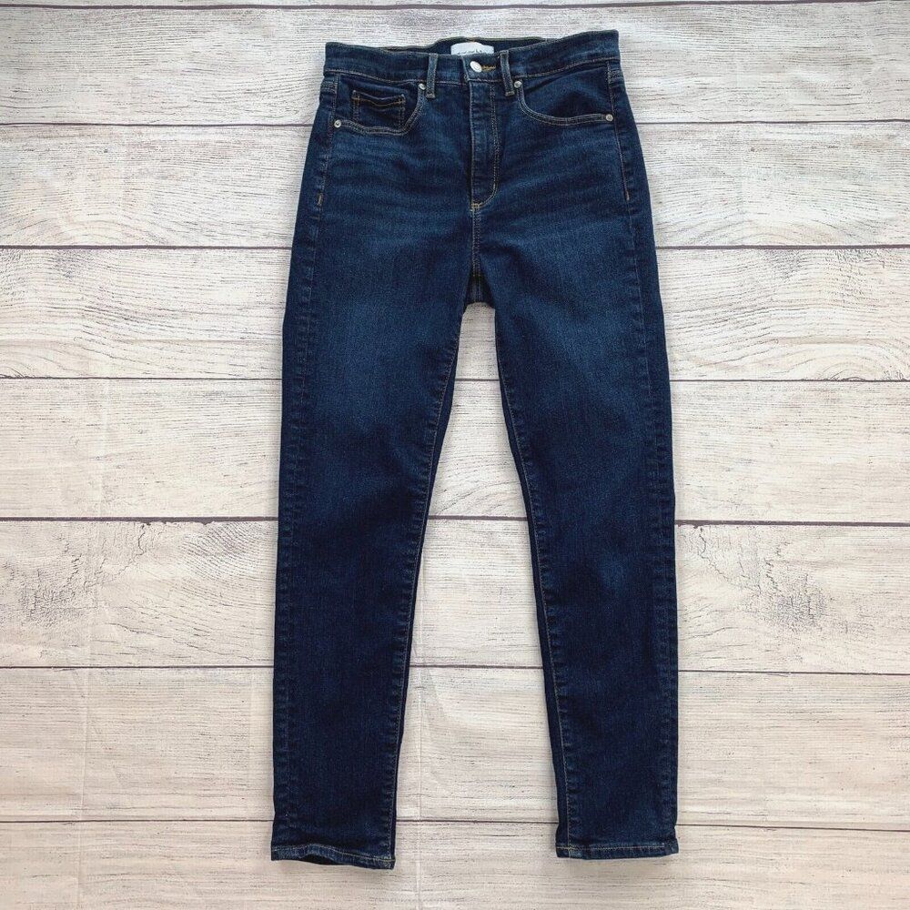LOFT  Jeans 28 6 Skinny Dark Wash Inseam 26.5" Stretch